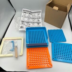 Tablet Capsule Filling Machine Kit - Blue and Orange